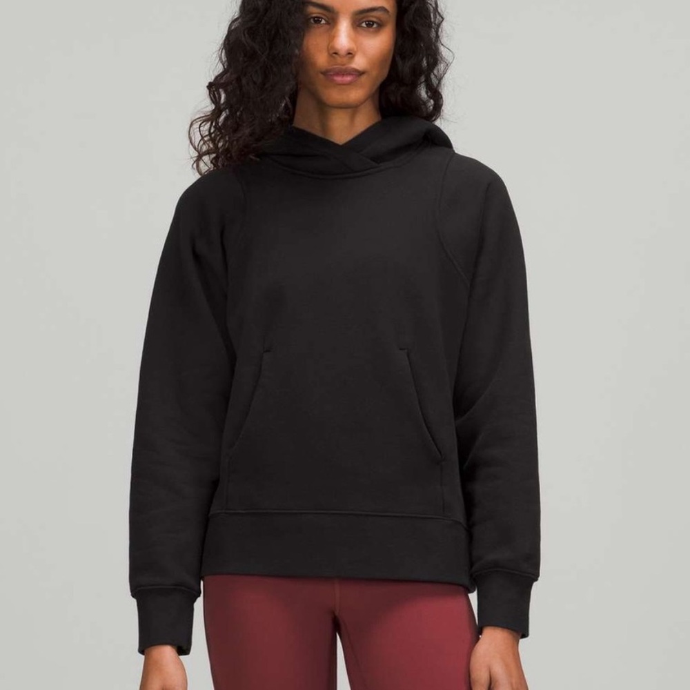 Lululemon Loungeful Hoodie Sweatshirt Black Size 6